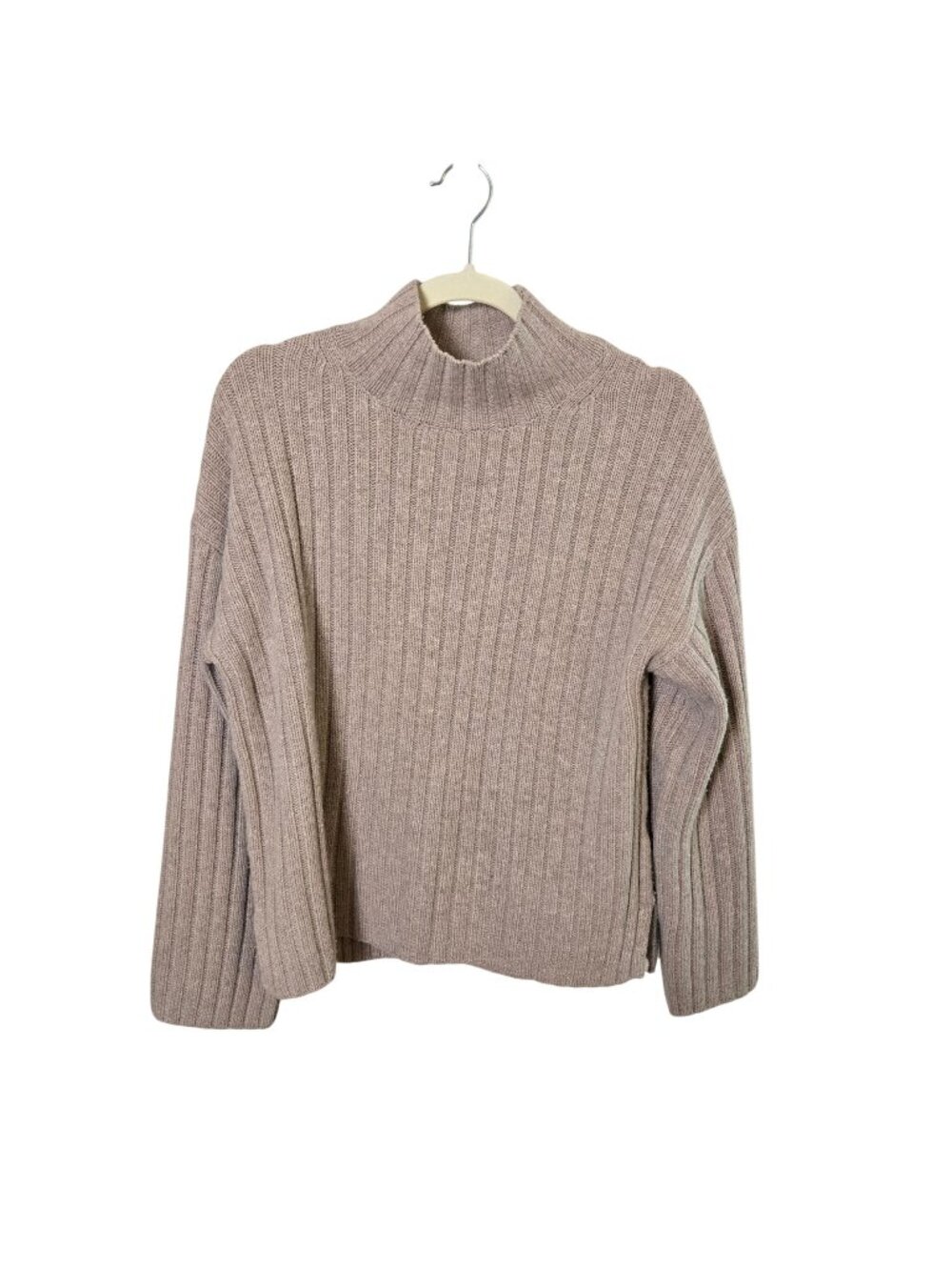 Alex Mill Charley Wool & Cashmere Blend Rib Mockneck Sweater Size Small